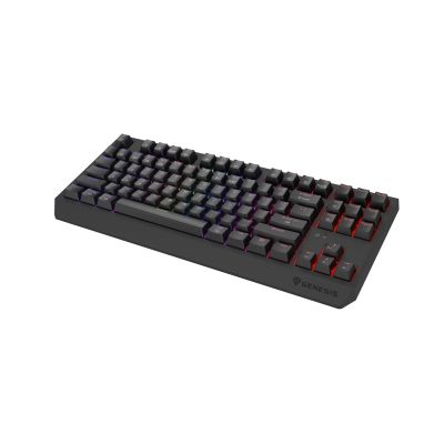 22. GENESIS Thor 230 TKL Gaming-Tastatur USB + RF Wireless + Bluetooth QWERTY US English Schwarz