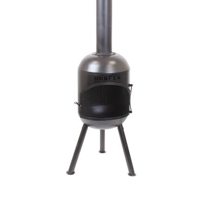 15. Bonfeu Bonsolo Gartenkamin schwarz 3401