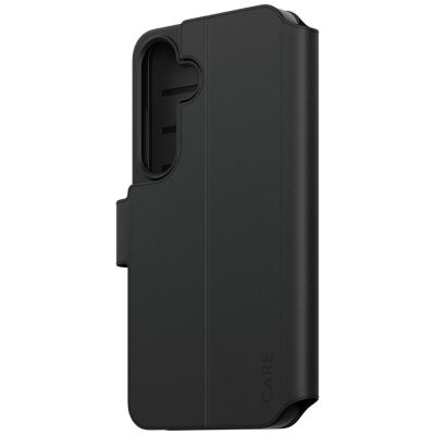 3. CARE by PanzerGlass Feature Wallet Kickstand Case für Samsung Galaxy S25 - Schwarz