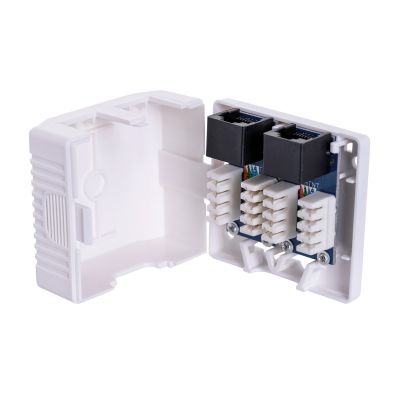 9. Lanberg OU6-0002-W Aufputzsteckdose (RJ-45; UTP; weiß)