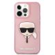 3. Karl Lagerfeld Glitzer Karl's Head Case für iPhone 13 Pro Max - Pink