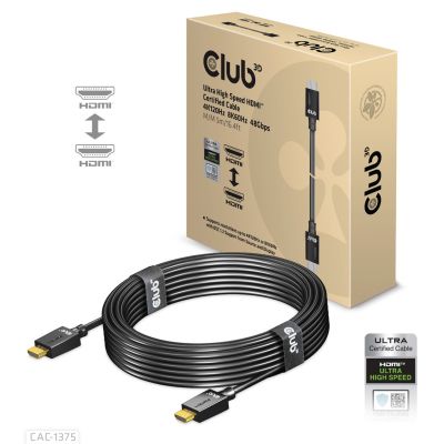 CLUB3D CAC-1375 HDMI-Kabel 5 m HDMI Typ A (Standard) Schwarz