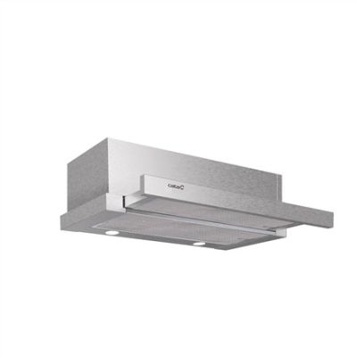 6. CATA Dunstabzugshaube | AUSZIEHUNG 600 | Teleskopierbar | Energieeffizienzklasse C | Breite 60 cm | 390 m³/h | Mechanisch | ECO-DISPLAY | Edelstahl
