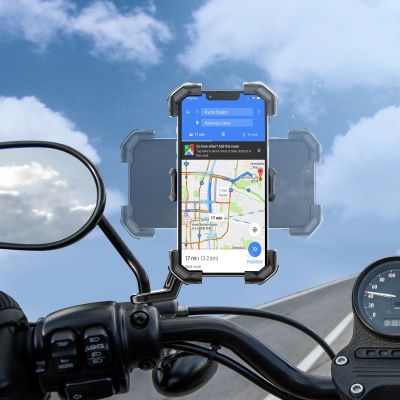 5. Joyroom Motorrad-Telefonhalter schwarz (JR-ZS288-m)