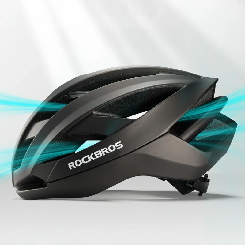 5. Universal-Fahrradhelm Lingzhe LK-69, Größe L, schwarz, 58–62 cm