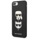 2. Karl Lagerfeld Saffiano Karl&Choupette Head Case für iPhone 7 Plus / iPhone 8 Plus – Schwarz
