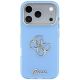 3. Guess IML 4G Script Metallhülle für iPhone 18 Pro Max / 17 Pro Max – Hellblau