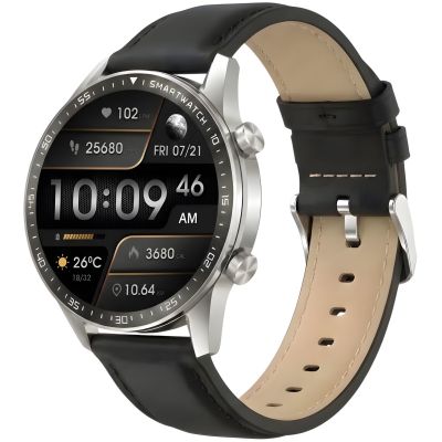 4. Smartwatch Gravity Silver 2 Armbänder GT10-7