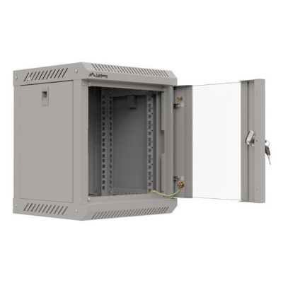 6. Lanberg WF11-3306-10S 6HE Rack-Wandschrank Grau