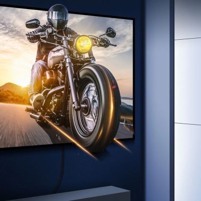 9. Baseus HDMI 2.1 Kabel 8K 60 Hz 48 Gbps / 4K 120 Hz / 2K 144 Hz 3D eARC QMS Dynamic HDR VRR ALLM 3 m schwarz (CAKGQ-L01)