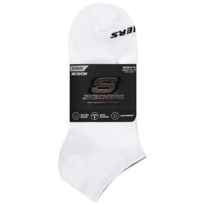 2. Skechers 3er-Pack Unisex Non Terry No Show S114041-107 Weiß 39-42