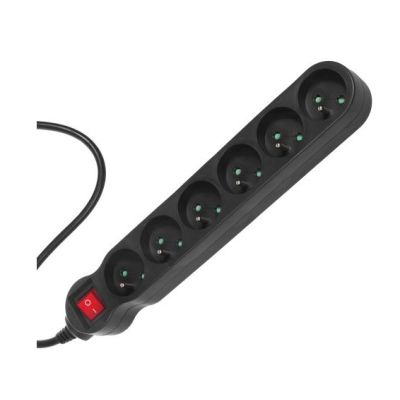 3. MACLEAN 6-fach Steckdosenleiste mit Schalter 1,5 m MCE225