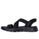 5. Skechers Damen GO WALK FLEX SANDALE GLIMMER UP 141489 BBK