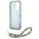 6. Guess IML Flowers Allover Electro With Pearl Strap MagSafe Hülle für iPhone 16 Pro Max - grün