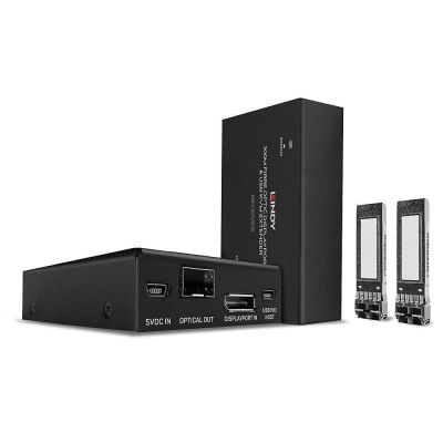 6. Lindy 300m Glasfaser-DisplayPort 1.2 KVM-Extender