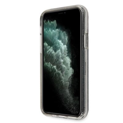 6. Guess GUHCN65PCGLSI iPhone 11 Pro Max Silber/Silber Hartschale Glitter