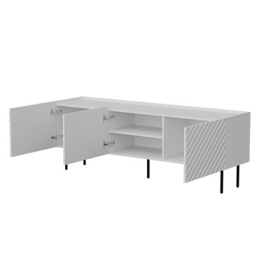 2. 3D-TV-Schrank LUCCA 165x40x59 weiß