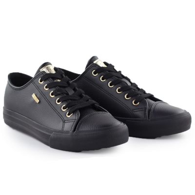 3. Damen-Sneaker, niedrig geschnitten, Kunstleder, weiß, Big Star RR274749