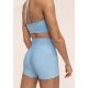 2. CASALL Sleek Strappy Sport-BH, Blau