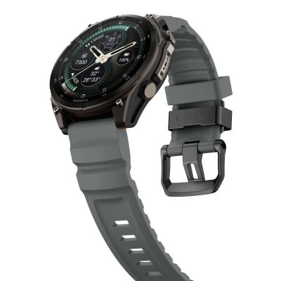 3. Tech-Protect Motion Armband für Garmin Fenix 5X / 5X Plus / 6X / 6X Pro / 7X / 8 / 8 Pro / 9 / 9 Pro (51 mm) – grau