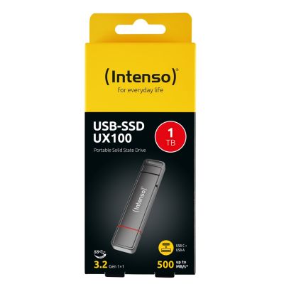5. Intenso 3850460 Externe SSD 1 TB USB Typ-A / USB Typ-C 3.2 Gen 1 (3.1 Gen 1) Anthrazit