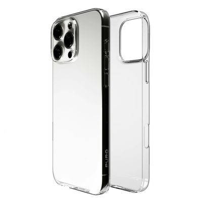 2. Puro 03 Nude Silikonhülle für iPhone 16 Pro Max – transparent