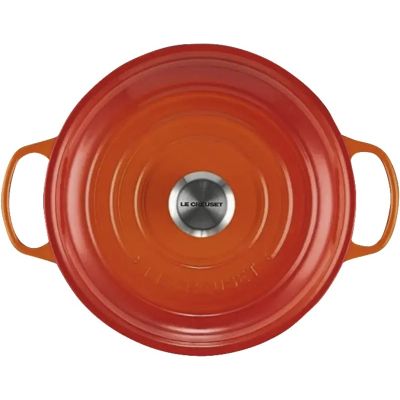 3. Le Creuset Gourmet Professional 30 cm runder Bräter, Rot