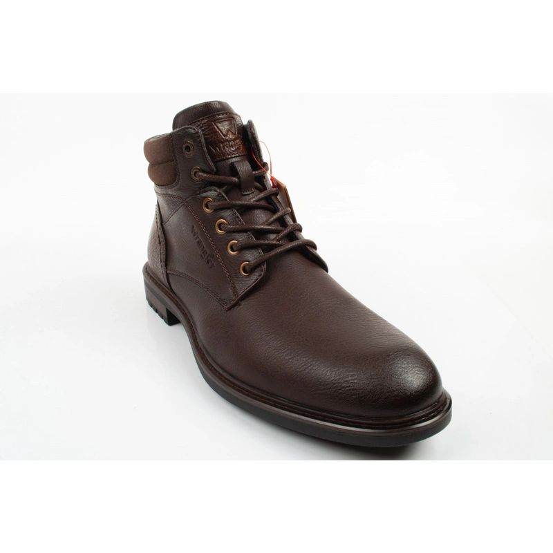 2. Wrangler Herrenschuhe George Stiefeletten, braune Stiefeletten mit Reißverschluss