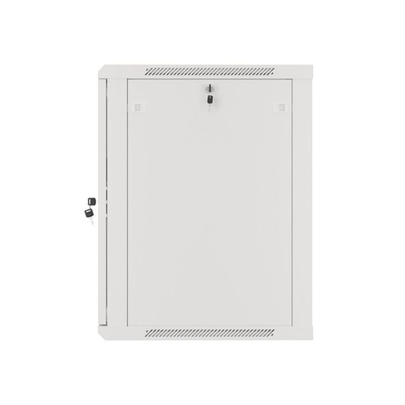 5. Lanberg WF01-6615-10S Rack-Schrank (15 HE; 769 mm / 600 mm / 600 mm; Wandmontage; Glas; 19 Zoll; grau)