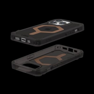 3. UAG Plyo MagSafe Hülle für iPhone 15 Pro – Schwarz und Braun