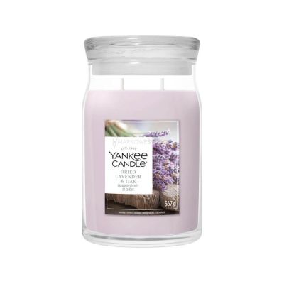 Große Kerze DRIED LAVENDER & OAK YANKEE