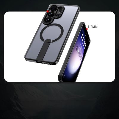 3. Hybrid Armor X Schutzhülle für Samsung Galaxy S26 Ultra mit Ständer, kompatibel mit MagSafe – Schwarz