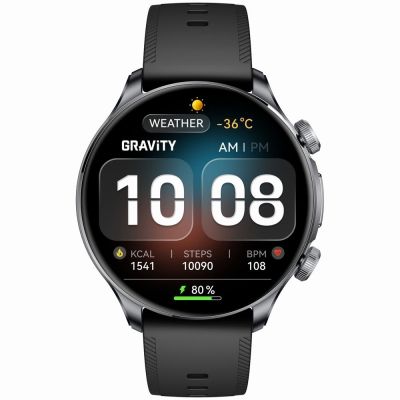 7. Smartwatch Gravity Schwarzes Armband + Armband GT35-2