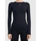 Nahtloses, schnelltrocknendes Thermo-Unterwäsche-Oberteil für Damen zum Skifahren – 4F Longsleeve 4FWAW26USEAF326-20S