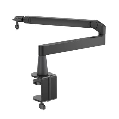 4. BOYA MIC ARM LP Flacher Mikrofonarm mit Klemme – Schwarz