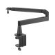 4. BOYA MIC ARM LP Flacher Mikrofonarm mit Klemme – Schwarz