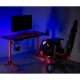 6. RGB-LED-NanoRS-Gaming-Schreibtisch, Schwarz, Groß, 100 kg max., Höhe 760 mm, RS163