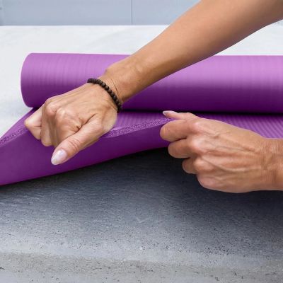 7. Wozinsky WNSP-15F Gymnastikmatte 183 x 61 x 1,5 cm Dicke Gymnastikmatte für Yoga und Fitness - Lila