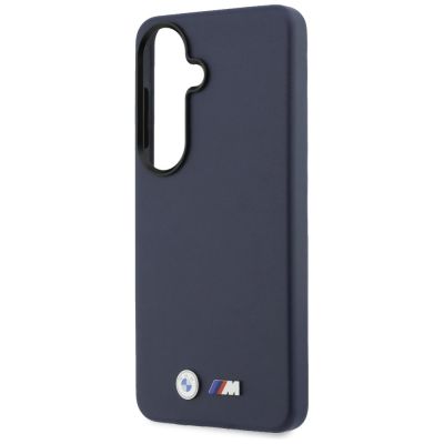 6. BMW M Metal Logo MagSafe Hülle für Samsung Galaxy S26 - Marineblau