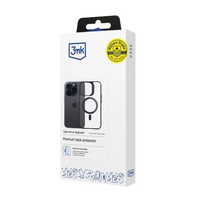 4. 3mk Satin Armor MagCase Hülle für Apple iPhone 13 Pro Max – transparent