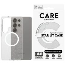 CARE by PanzerGlass Flagship Urban Combat StarLight White QI Case für Samsung Galaxy S25 Ultra - Transparent