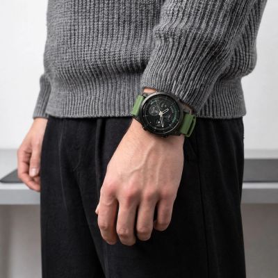 10. Tech-Protect Motion Armband für Garmin Fenix 5X / 5X Plus / 6X / 6X Pro / 7X / 8 / 8 Pro / 9 / 9 Pro (47 mm) – Grün