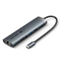 Vention 8-in-1 USB-C Dockingstation 4K 60Hz 100W PD 0,15m