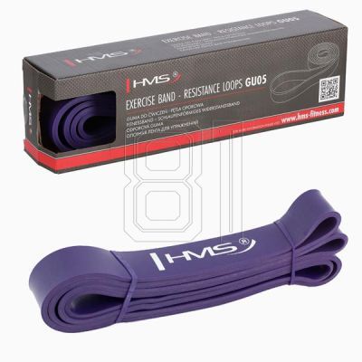 7. Exercise rubber HMS PURPLE GU05 32x4.5x2080 mm