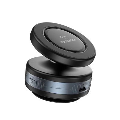 Dudao F24MAX Kfz-Halterung mit 15-W-Funkladegerät, MagSafe-kompatibel, mit automatischem Saugnapf – Schwarz