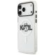 2. Karl Lagerfeld IML Choupette Sketch Logo MagSafe Case für iPhone 17 Pro – Transparent