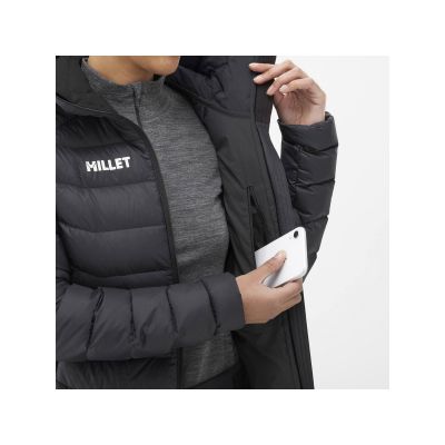3. MILLET W Kamet Daunenjacke mit Kapuze Schwarz