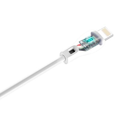 3. Dudao Kabel USB / Lightning Kabel 2.4A 1m weiß (L4L 1m weiß)