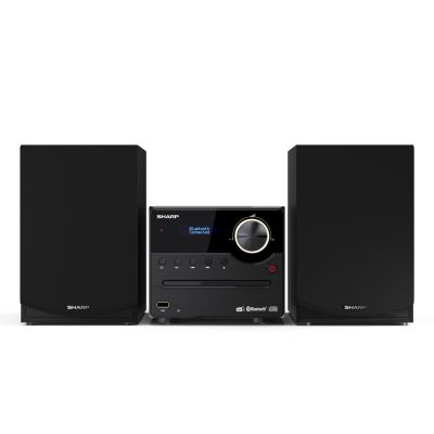 8. Sharp XL-B517D(BK) Mikro-HiFi-System, CD/FM/USB/Bluetooth v5.0, Aux-Eingang, 45 W, Schwarz | Sharp | Mikro-HiFi-System | XL-B517D(BK) | USB-Anschluss | Aux-Eingang | Bluetooth-Konnektivität | CD-Player | Schwarz | FM-Radio | Drahtlose Verbindung