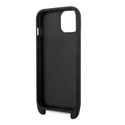 6. Karl Lagerfeld KLHCP14SSTKMK iPhone 14 6.1" schwarz/schwarz Hardcase Monogram Ikonik Patch